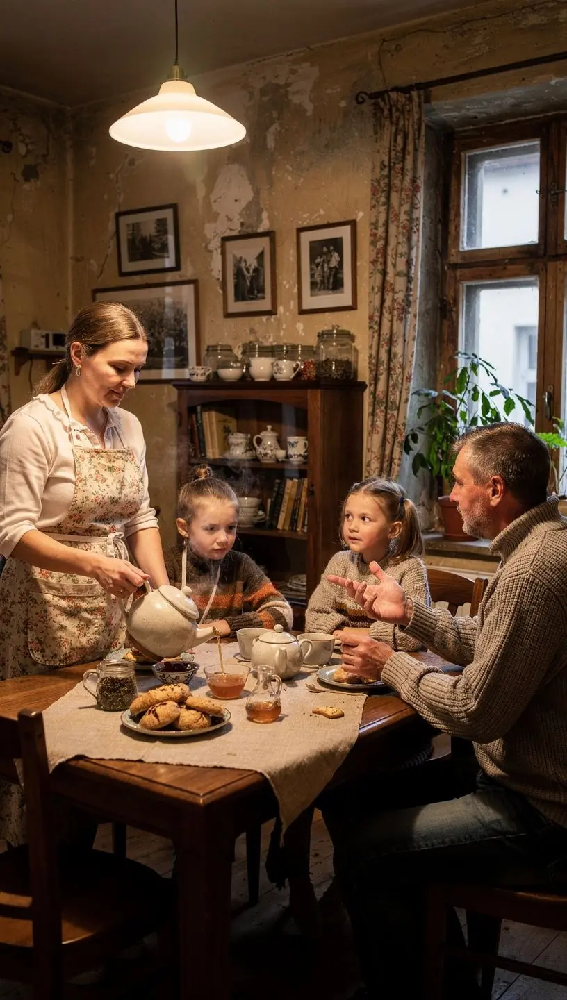Žmogus, atsipalaiduojantis su arbata rankose, iliustruojantis bendrą gerovės jausmą.
